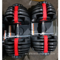 Deportes en stock 40 kg de pesas gratis Fitness Dumbells